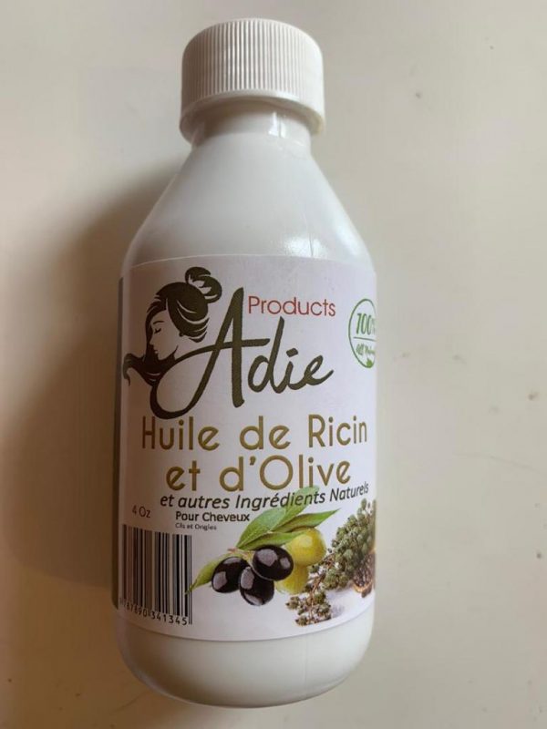 Huile de ricin et d'olive