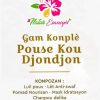 Pouse kou djondjon-Gam konplè- Pour adultes 942
